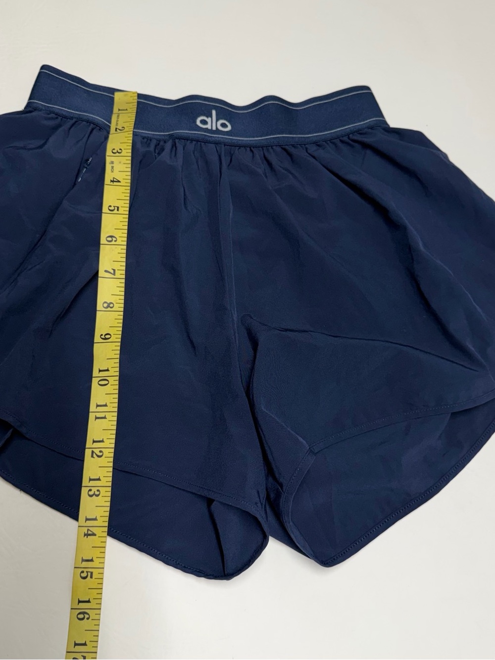 ALO Yoga Navy Blue Athletic Running Shorts size S - Picture 3 of 7